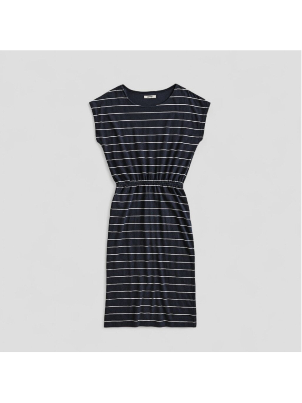 Athleta Stripe T Shirt Dress Pima Cotton Sz S NWT - Picture 4 of 9